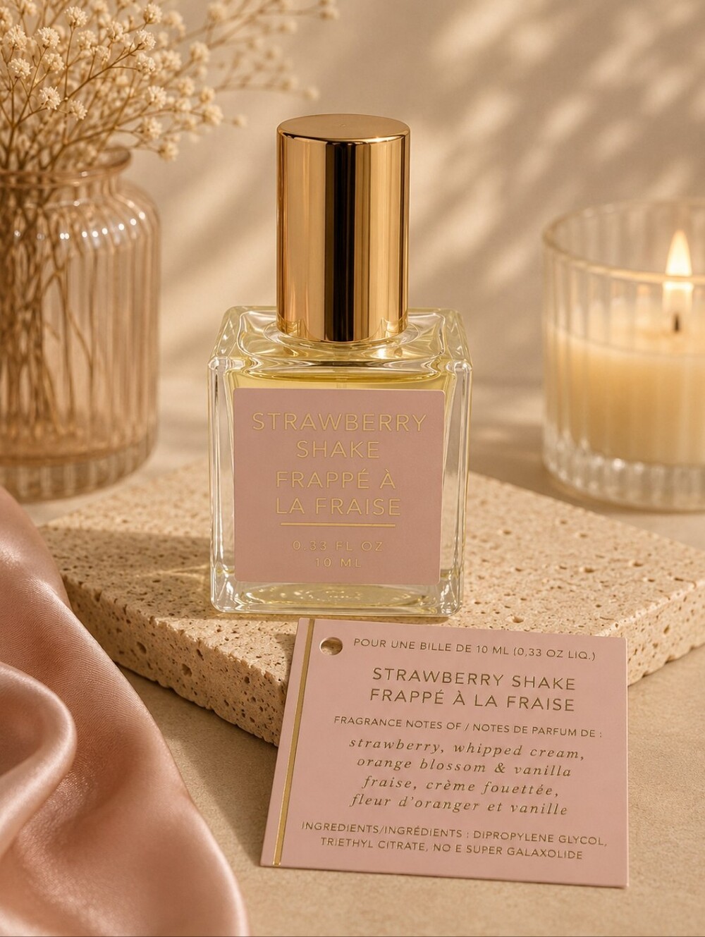 Sand + Fog Strawberry Shake Frappé à la Fraise - 10ml Rollerball